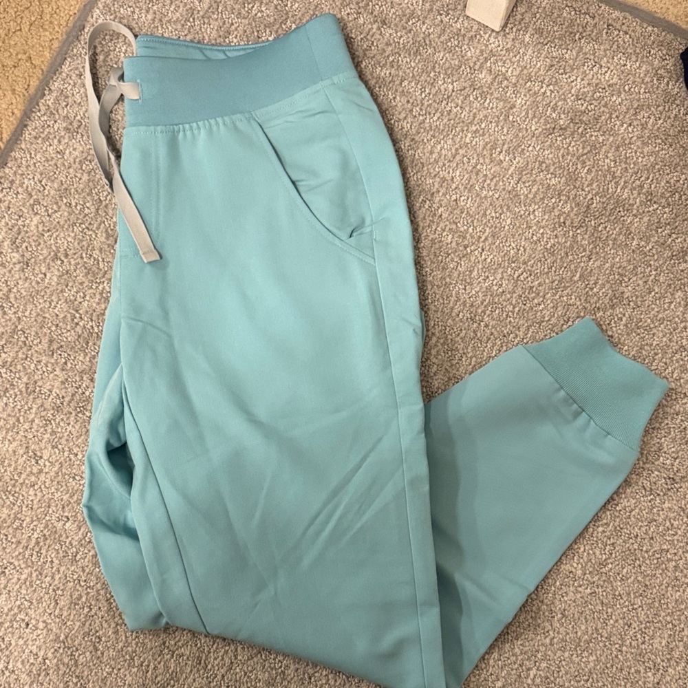 Wear Figs Aqua Scrub Pants